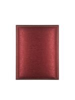 Boite parure on skaï grenat grand modèle