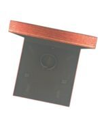 Boite parure on skaï grenat modèle – Image 2