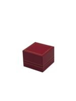 Boîte pour bague en Skaï rouge – Image 2