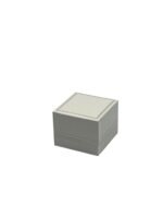 Boite bague en Skaï blanche – Image 2